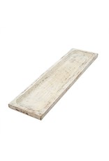 Whitewashed Wooden Tray