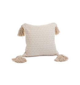 Geo Pillow with Tassels