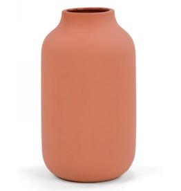 9.5" terracotta vase