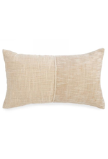 2-tone beige weaved rect cushion