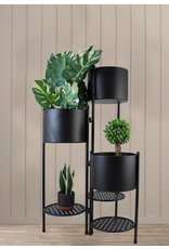 Foldable 6 tier Planter - Black