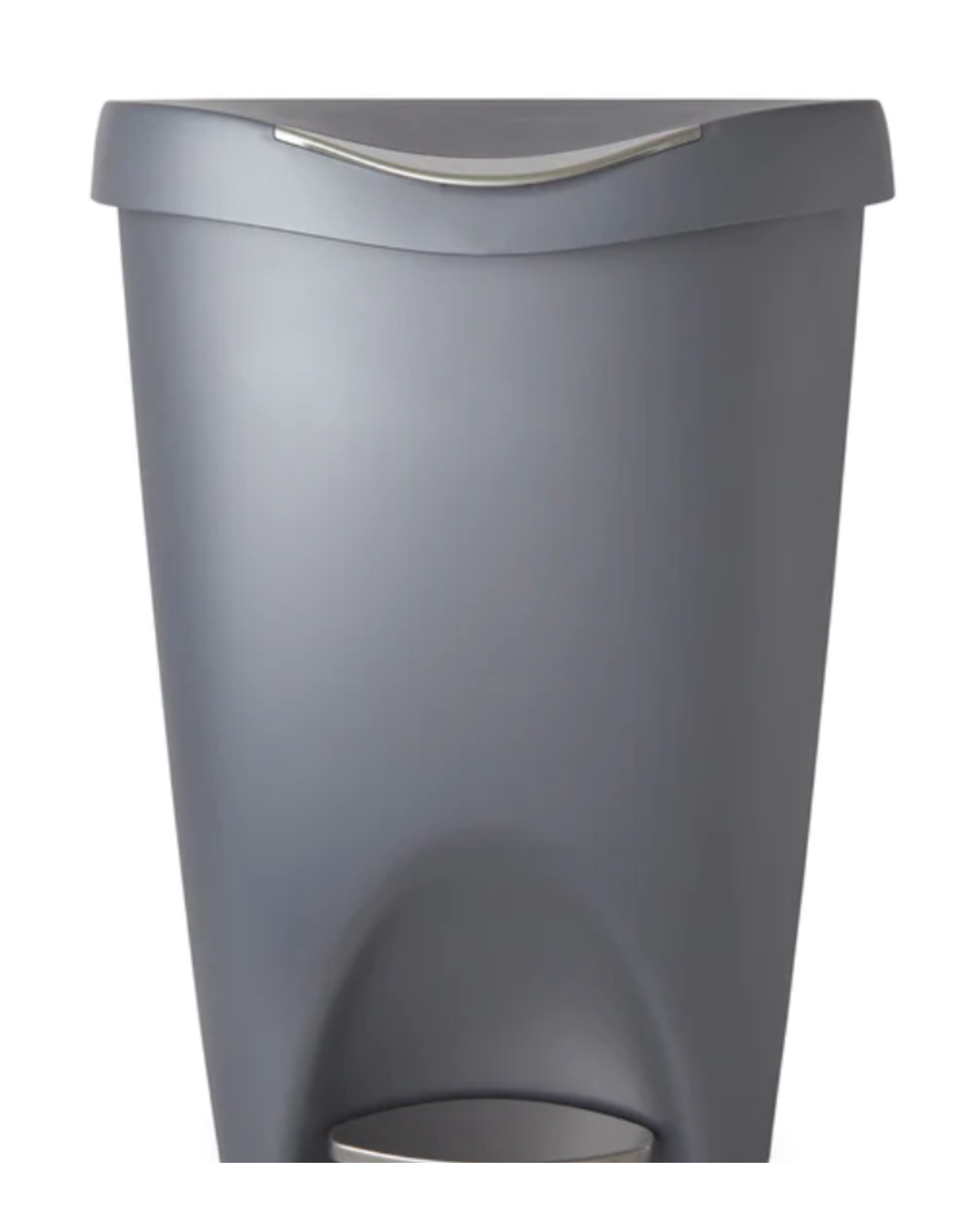 Brim Step On Trash Can - Nickel