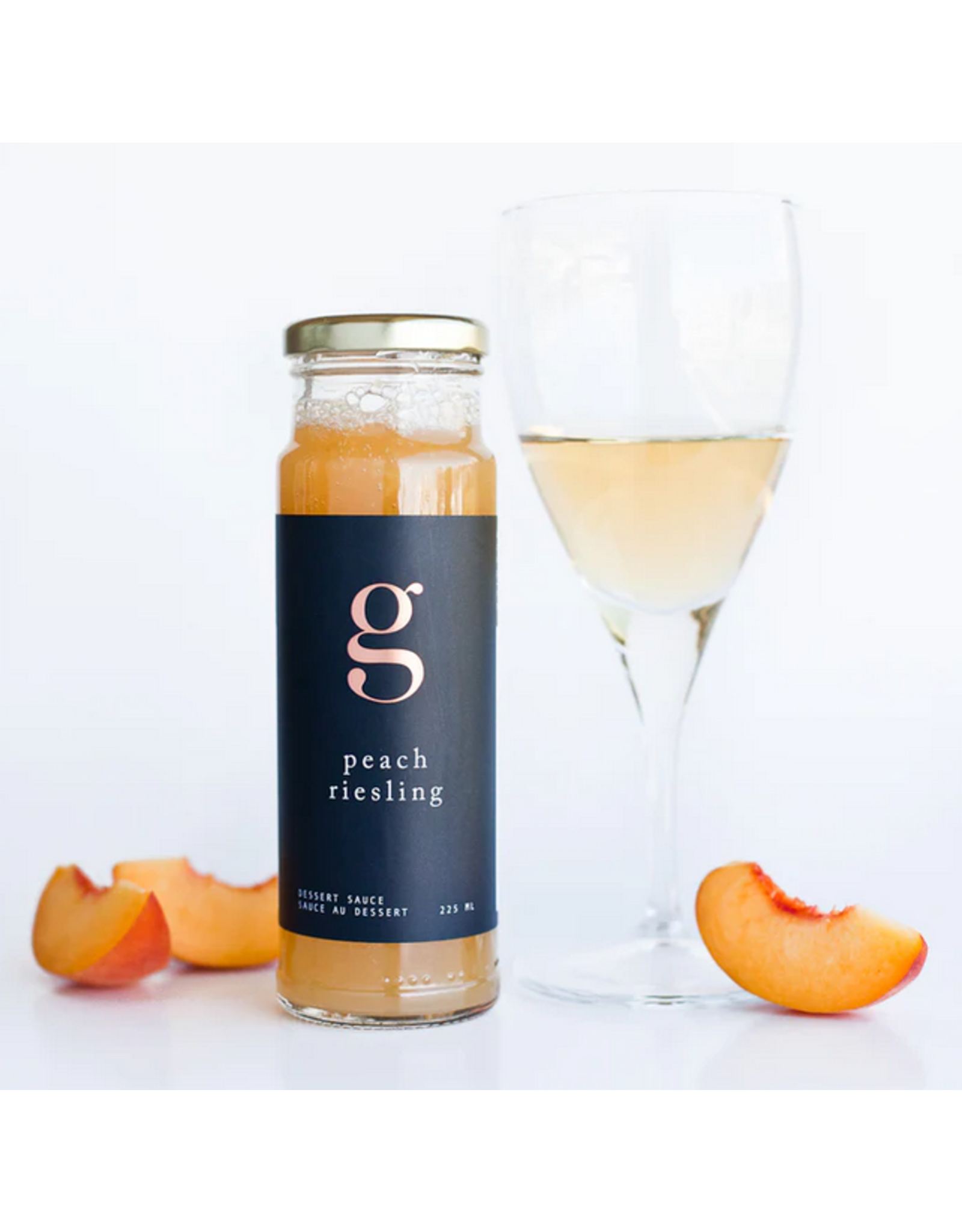 Peach Riesling Dessert Sauce