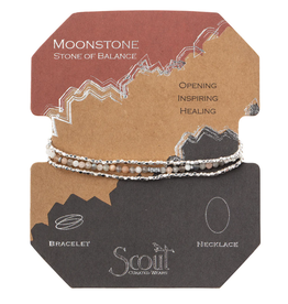 Delicate stone - Moonstone/Silver