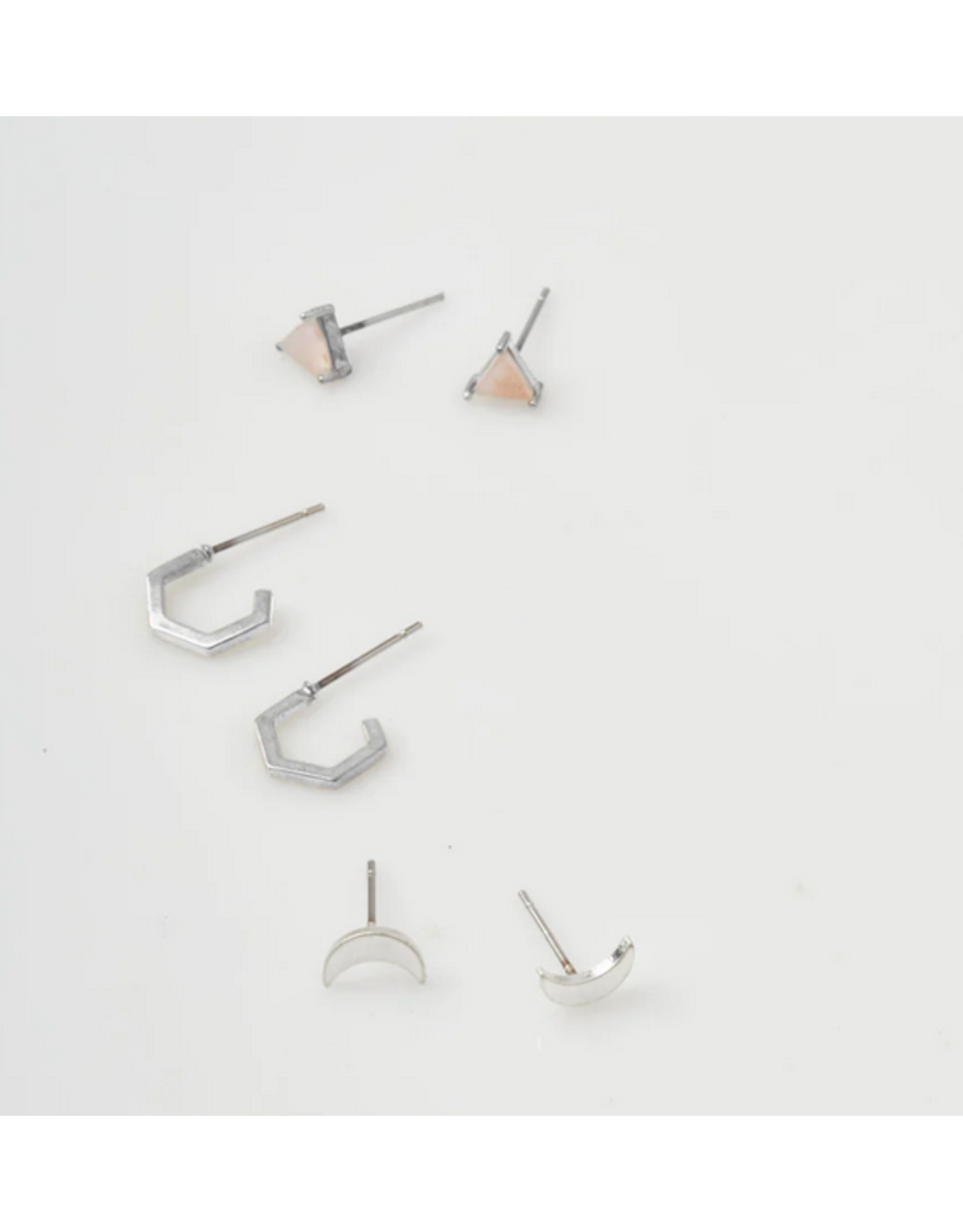 Ella Stud Trio - Silver