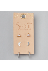 Ella Stud Trio - Silver