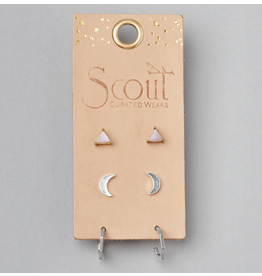 Ella Stud Trio - Silver