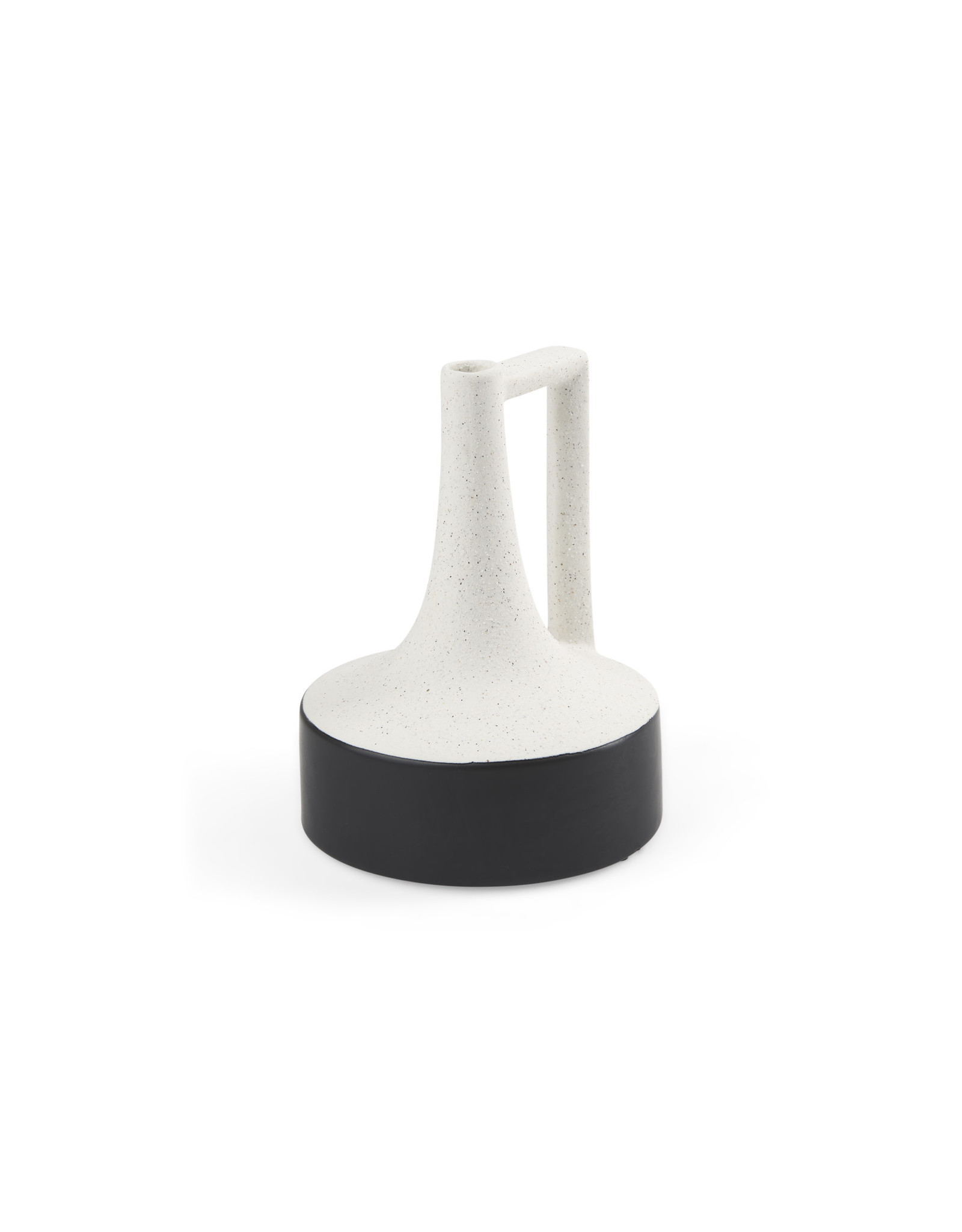 Burton White and Black Cermaic Jug - Small