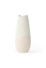 Solar Cream Cracked Ceramic Vase
