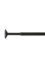Coretto Tension Rod, 36-54" - black