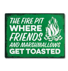 Firepit Zone Wall Sign