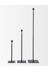 Black Porter Iron Candle Holder - Small