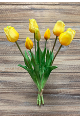 19" Yellow Fresh Touch Tulip Bunch