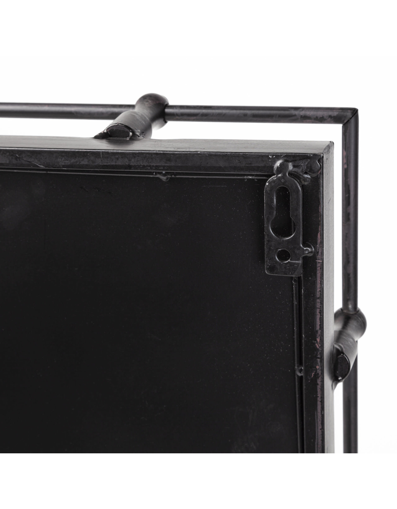 Christa 22x22 Black Metal Tray