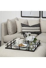 Christa 22x22 Black Metal Tray