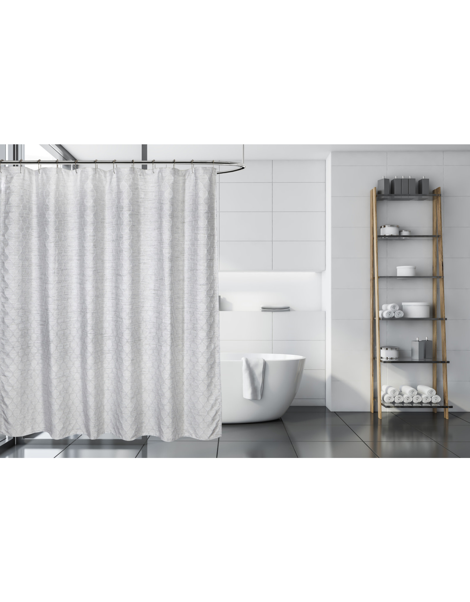 Everest Shower Curtain  - Grey