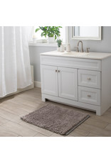 Plush Bath Mat - Grey