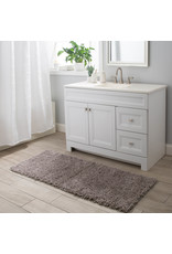 Plush Bath Mat - Grey 20"x64"