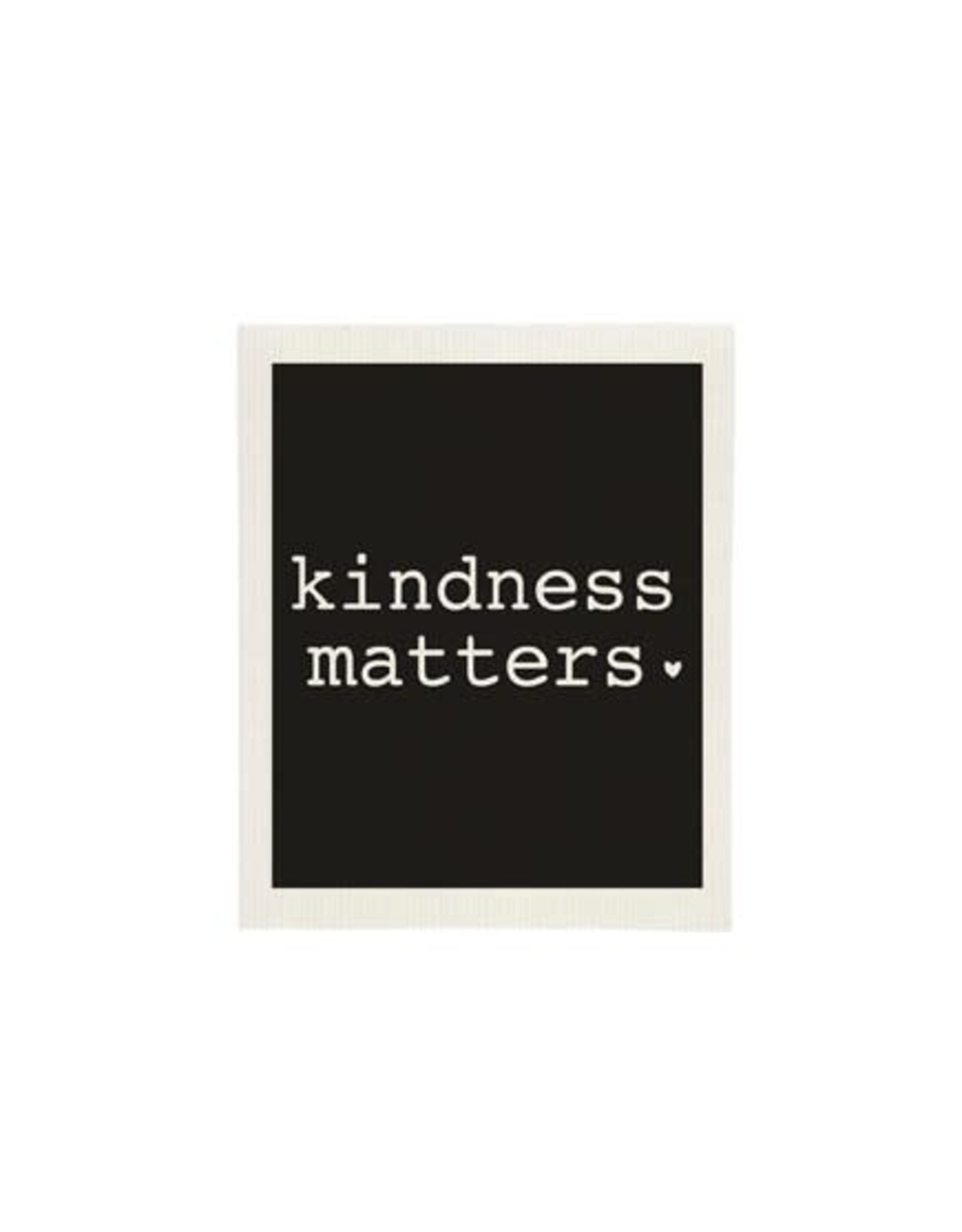 Kindness Matters Sponge Cloth Black
