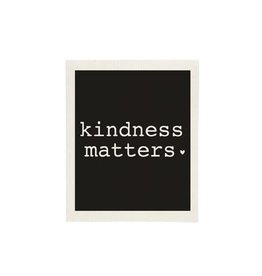 Kindness Matters Sponge Cloth Black