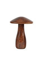 Alora Dark Wood Mushroom - Large