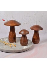 Alora Dark Wood Mushroom - Large