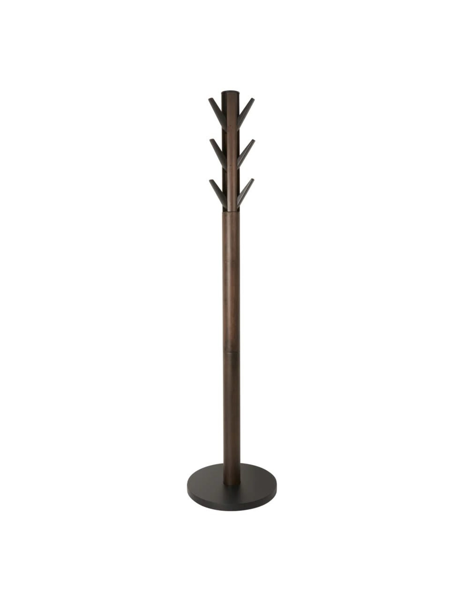 Flapper coat rack, black/walnut