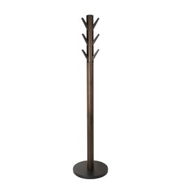 Flapper coat rack, black/walnut