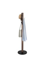 Flapper coat rack, black/walnut