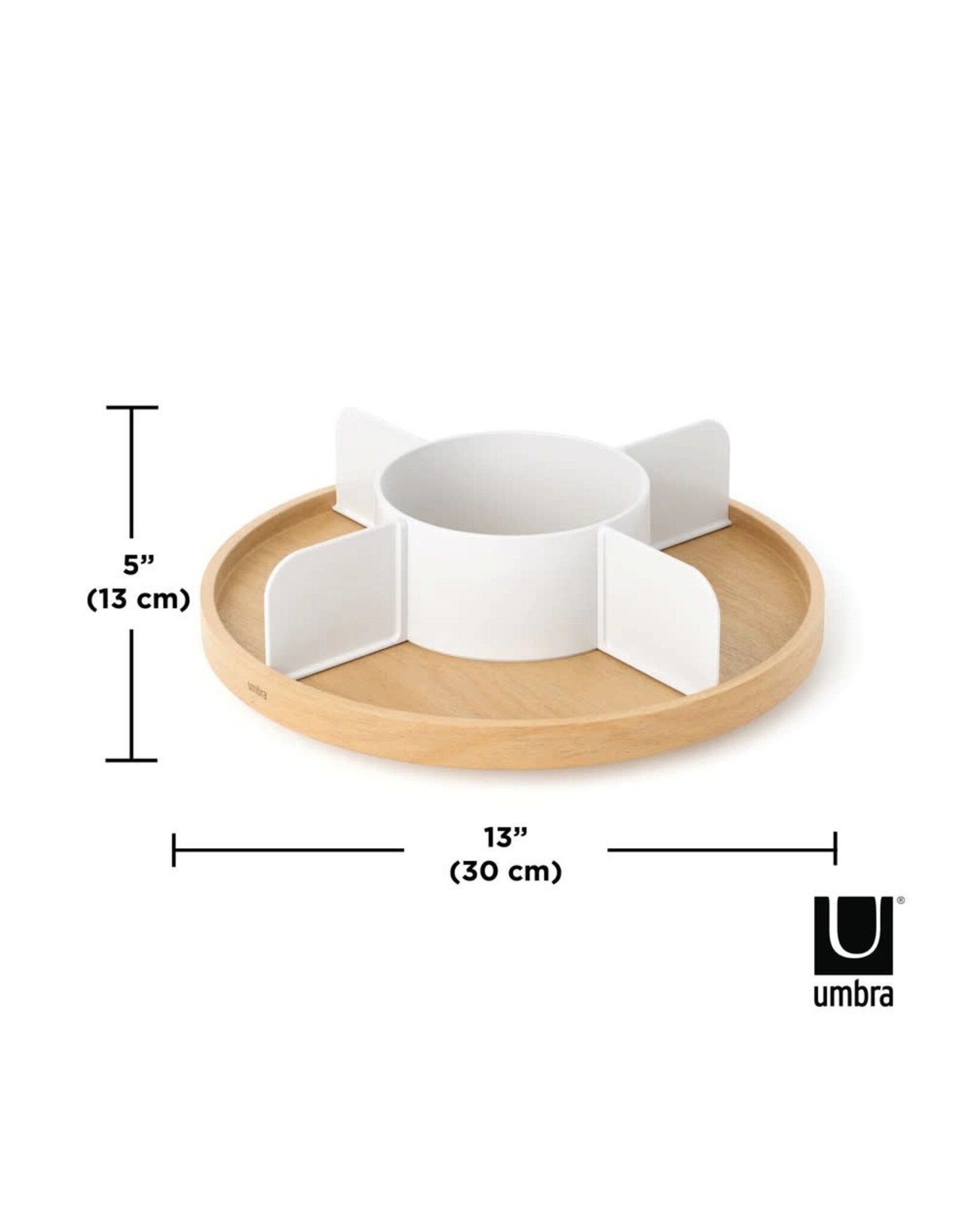 Bellwood Lazy Susan - White/Natural