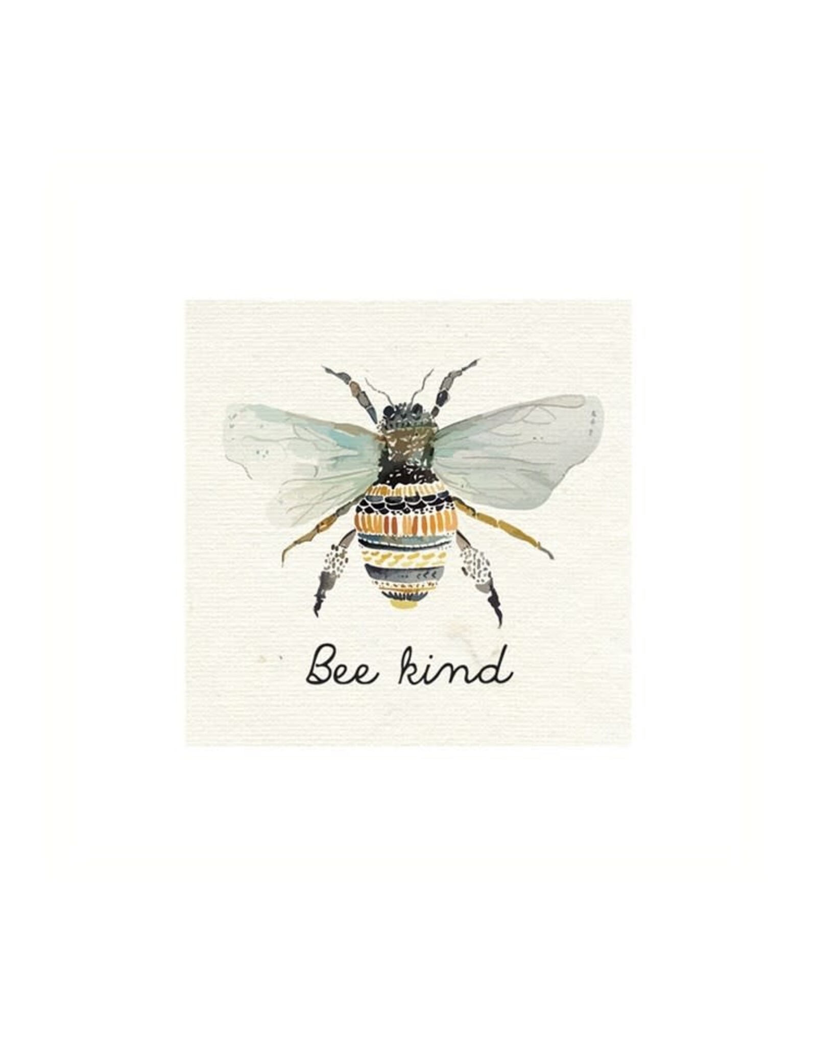 Bee Kind Paper Cocktail Napkin 20Pk Natural