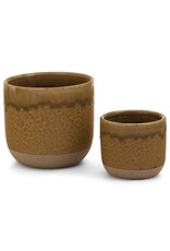 Ceramic PlanterMustard - Large