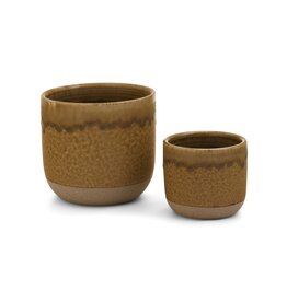 Ceramic PlanterMustard - Large