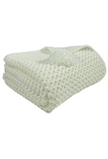 Janick White Knit Throw 50"x60"
