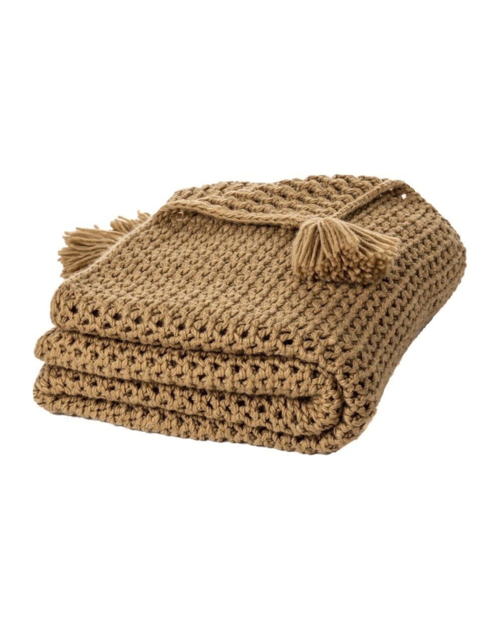 Kanick Tan Throw 50"x60"