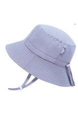Aqua Dry Bucket Hat - Grey Cloud - 0-6 months Small