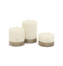 ADV Candle Ivory 6"x6"