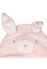 Just Born Baby Girls Vintage Floral Bunny Bath Wrap