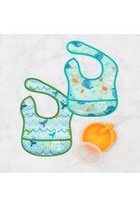Bumkins - Starter Bib 2PK - Ocean Life/Whale Tale