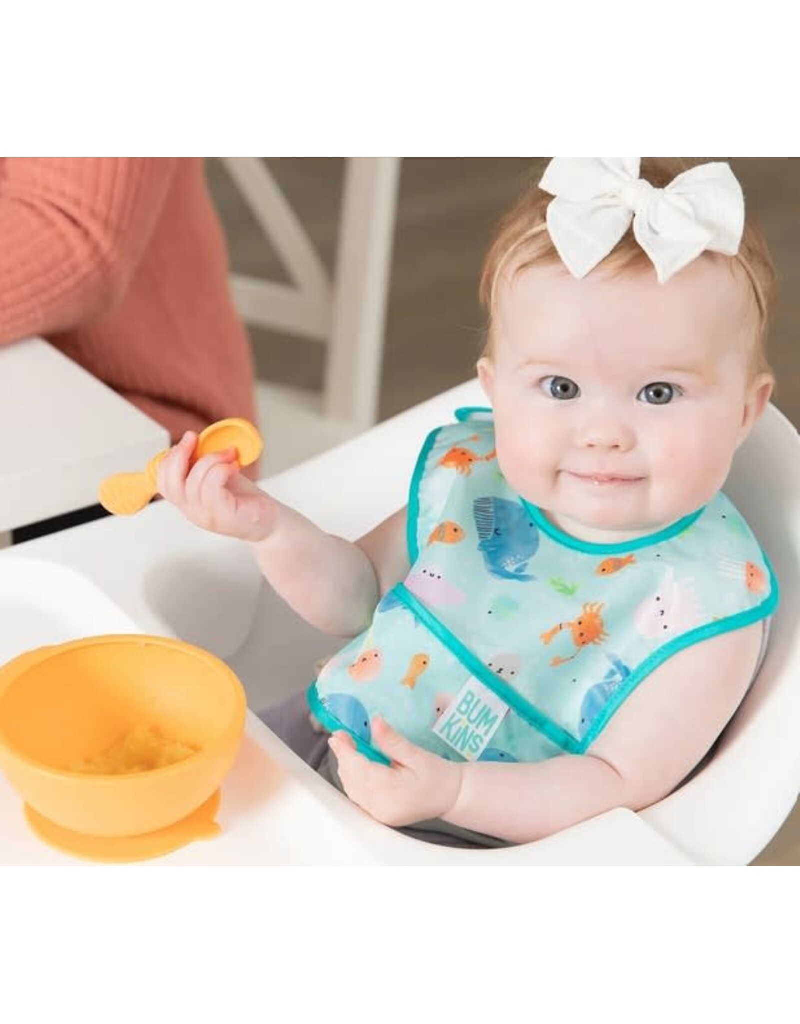 Bumkins - Starter Bib 2PK - Ocean Life/Whale Tale