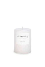 White pillar candle 3x4