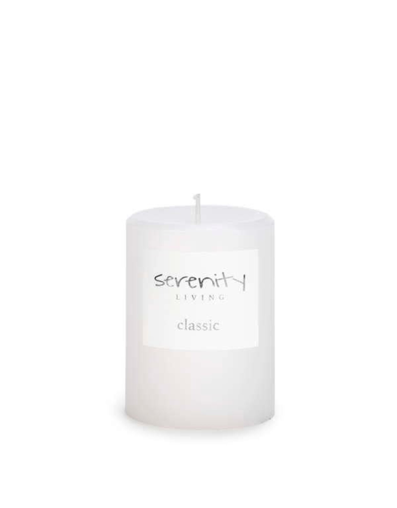 White pillar candle 3x4