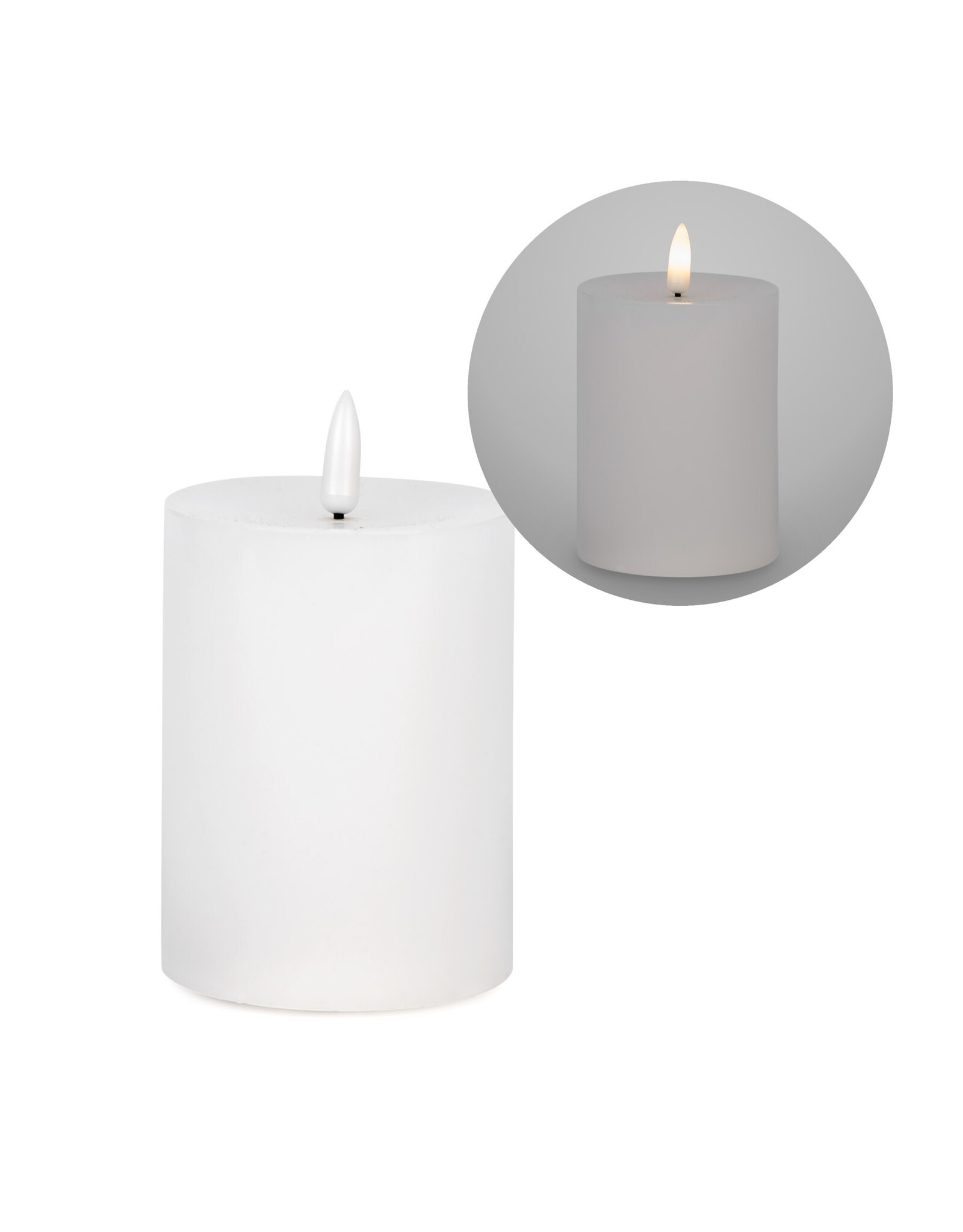 White 4" LED Candle