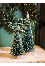 Emerald Glitter Brush Tree - large