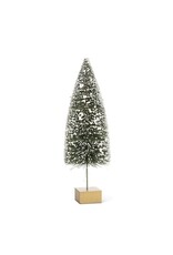 Medium Snowy Bottle Brush Tree 12"