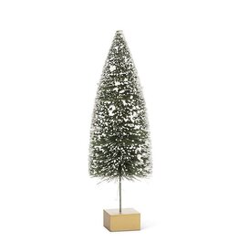 Medium Snowy Bottle Brush Tree 12"