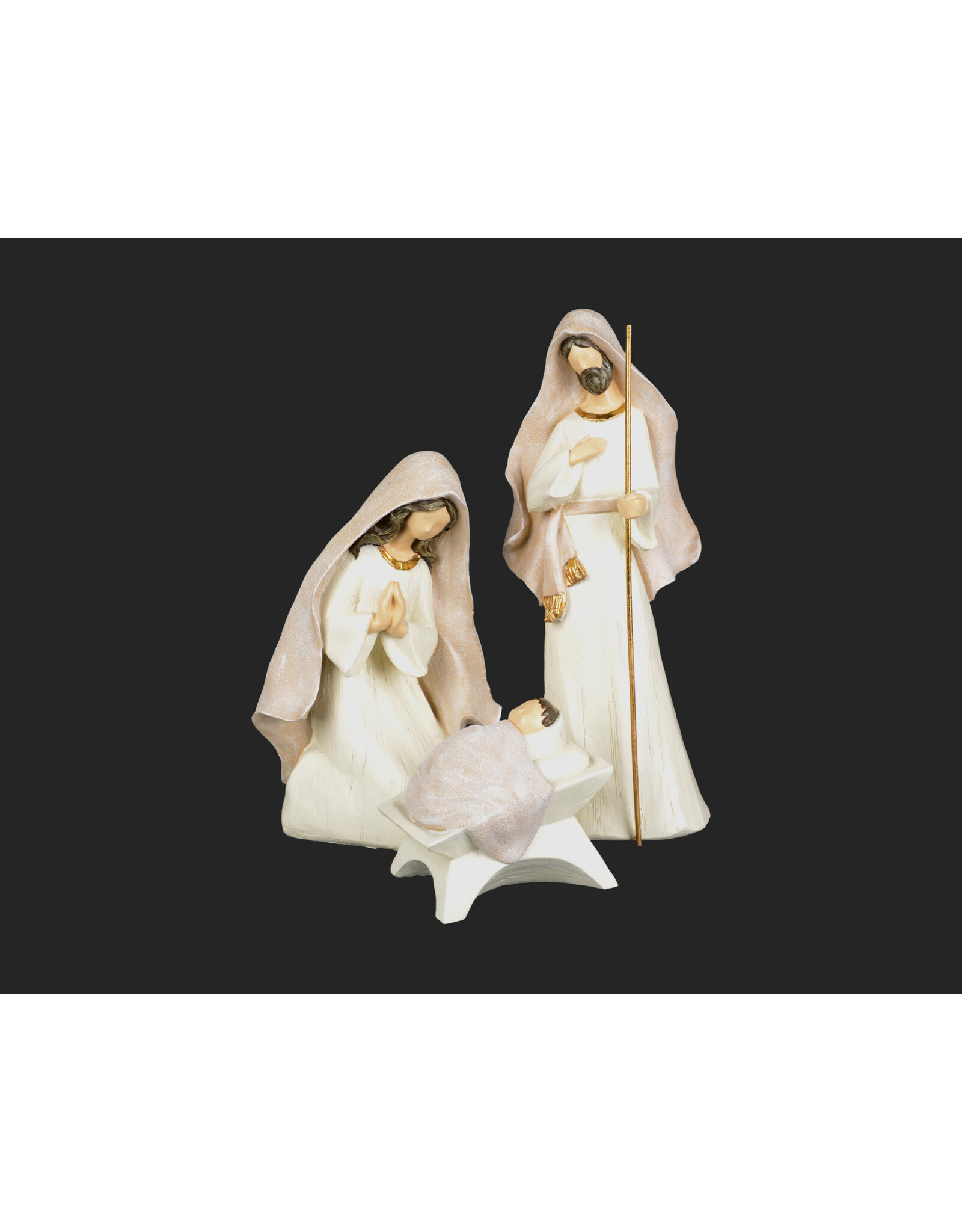 White /Ivory Holy Family, set of 3 (BOX)