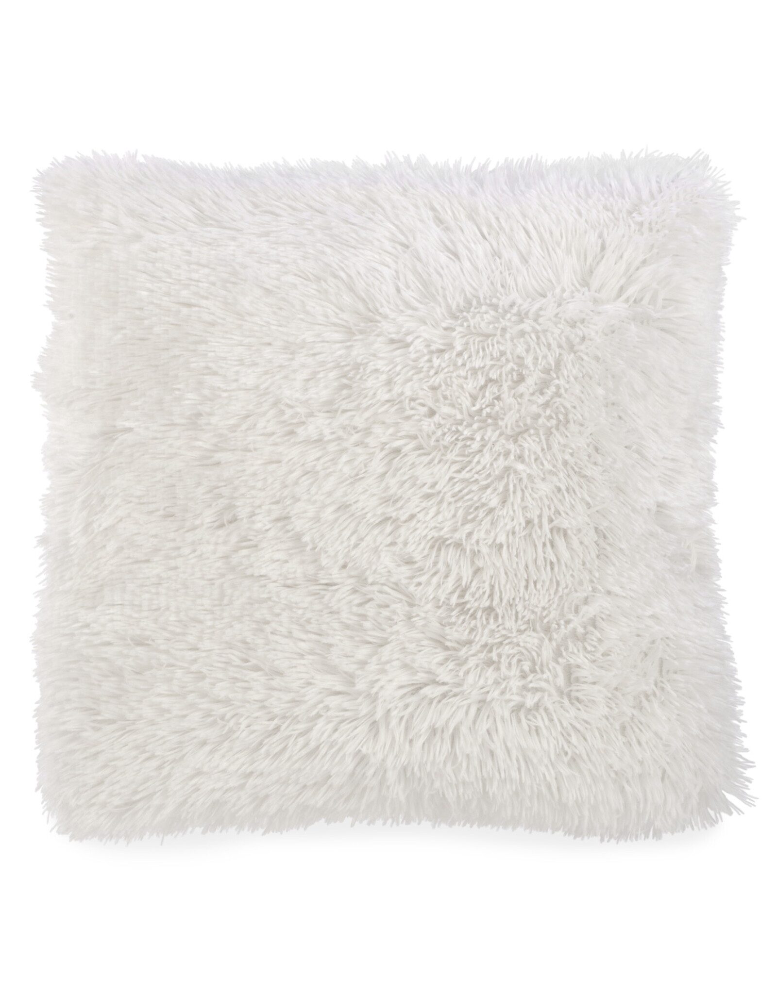 White Faux Fur Cushion