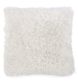 White Faux Fur Cushion