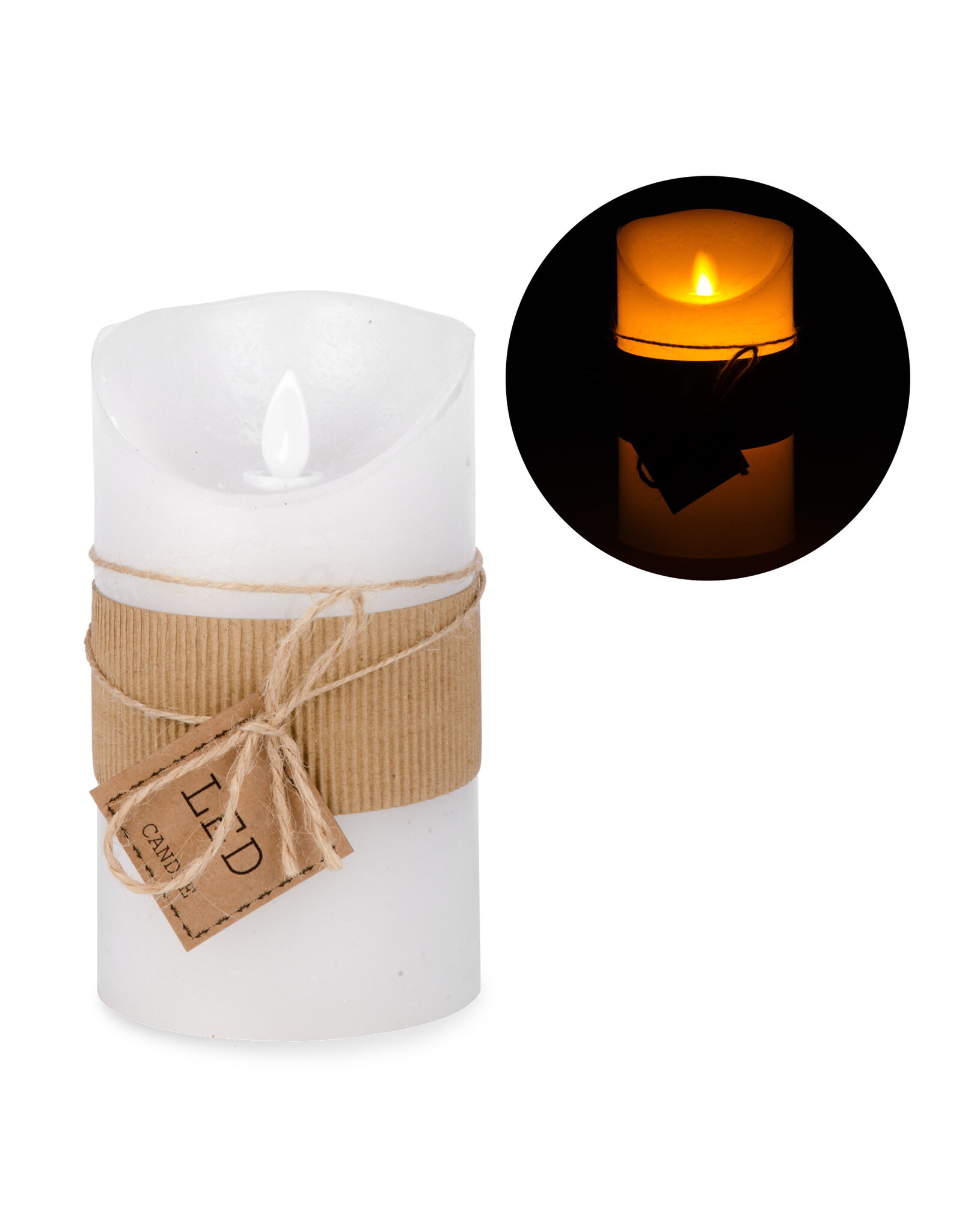 White Led Candle - 5.5"
